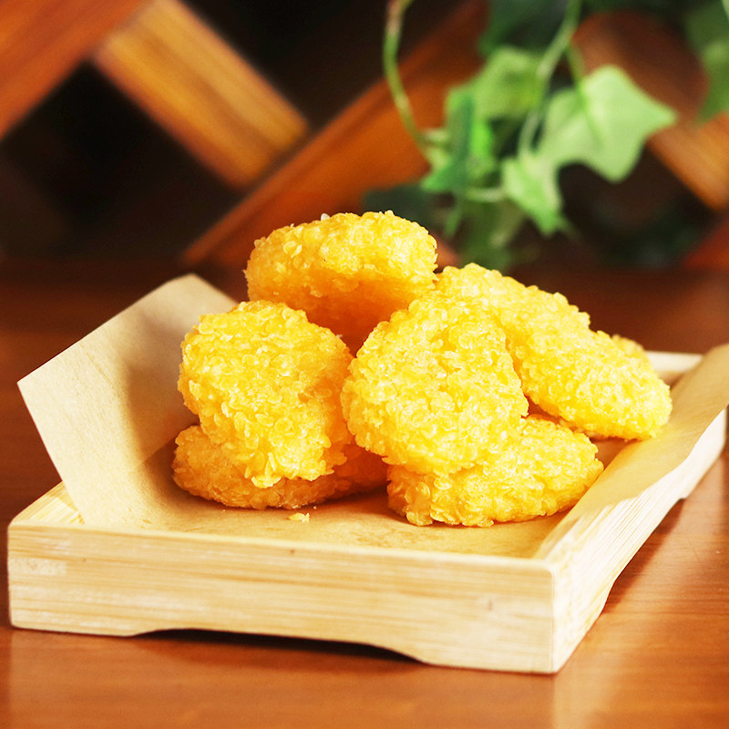 正大cp玉米布丁酥小吃油炸半成品早餐甜冷冻食品油炸美食袋装1kg