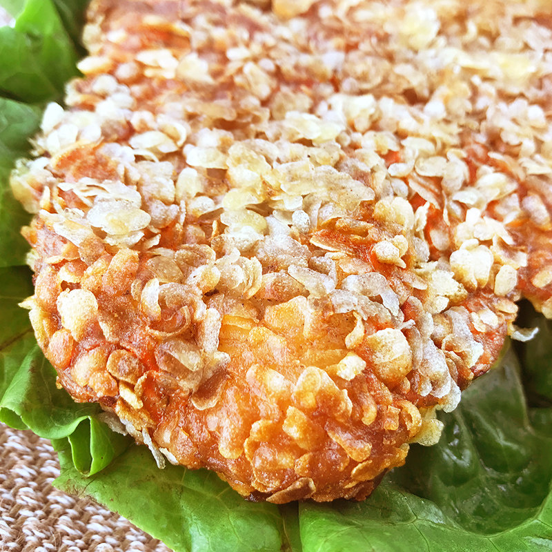 鸡排速冻雪花裹粉脆皮汉堡炸鸡半成品油炸小吃生鸡肉