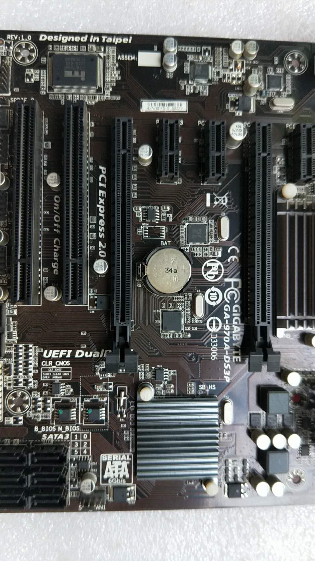 主板gigabyte技嘉970ads3p魔音970ad3p推土机am3am3主板