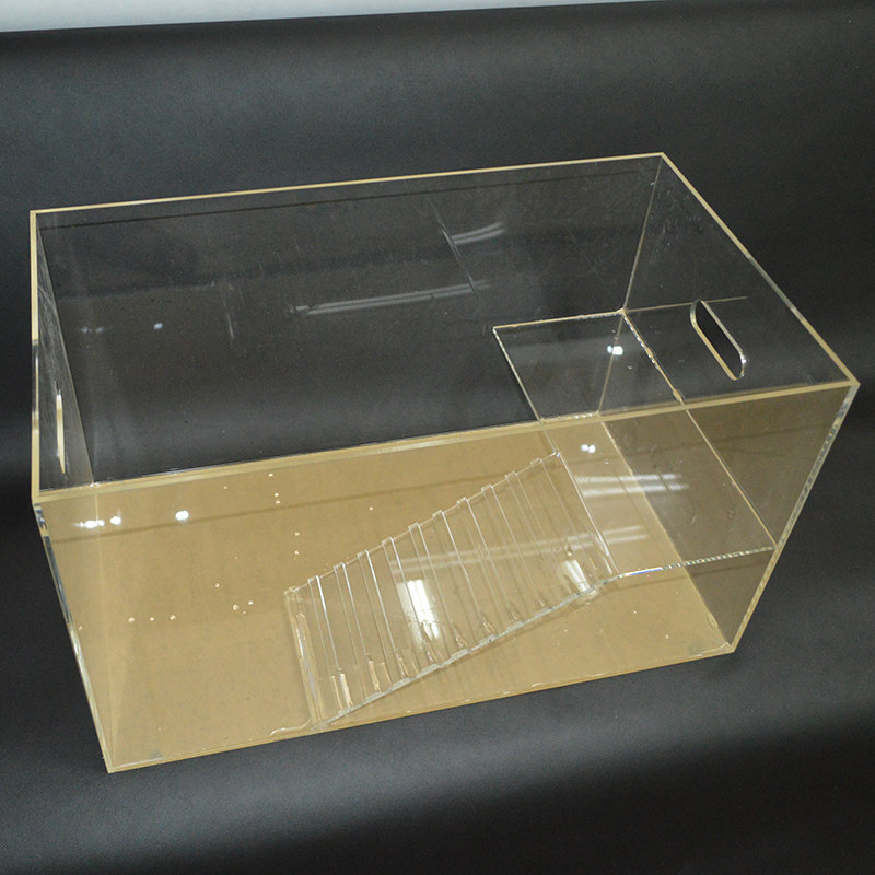 高档亚克力晒台龟缸鳖缸鱼缸来样加工定做鱼缸