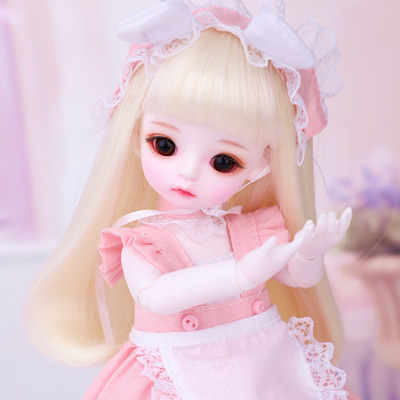 全套送妆 bjd娃娃 sd娃娃 1/6女娃 limited 粉色棉花糖 生日礼物