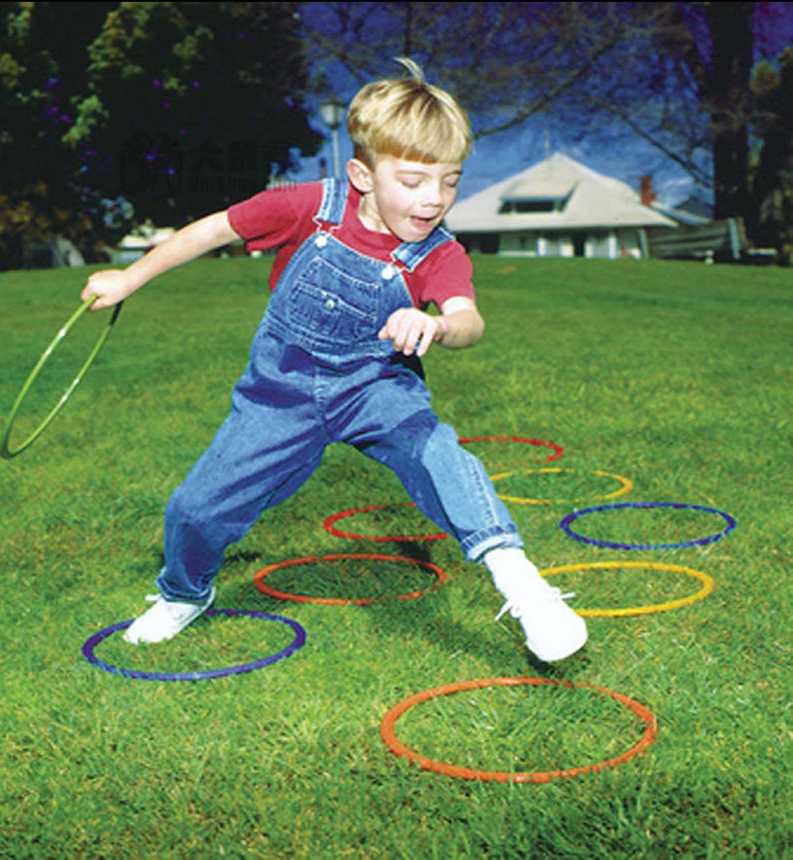 训练体能灵敏足球环速速度六边形跳栏