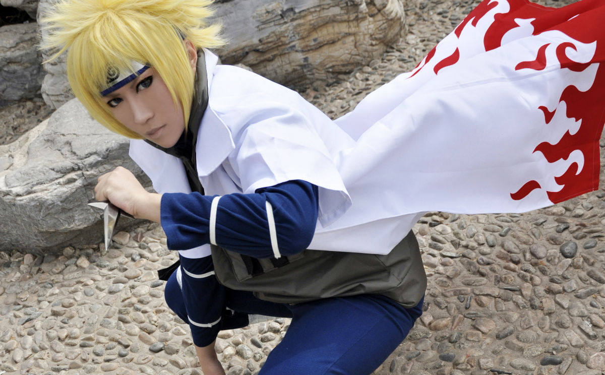 火影忍者波风水门cosplay服装四代目披风衣服斗篷假发cosplay男装