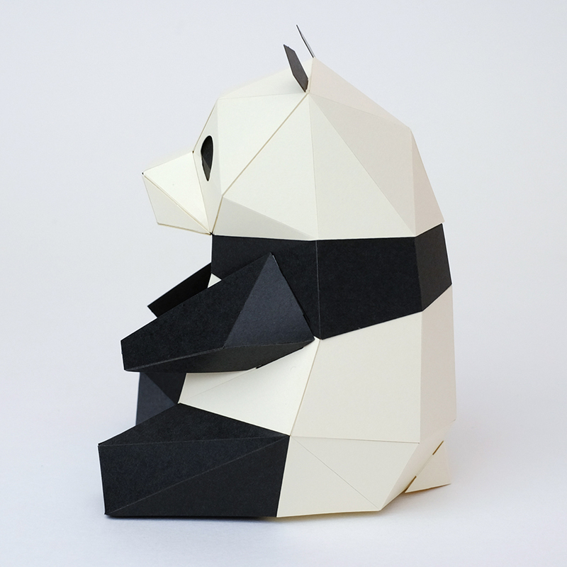 日本进口3d立体动物模型儿童手工diy纸制手工折纸