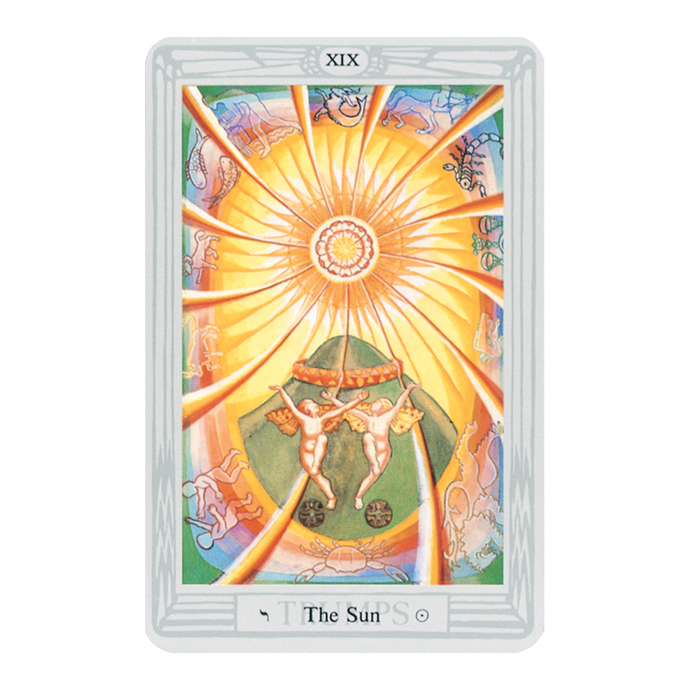 现货进口正版透特托特塔罗牌大版crowleythothtarot桌游卡牌