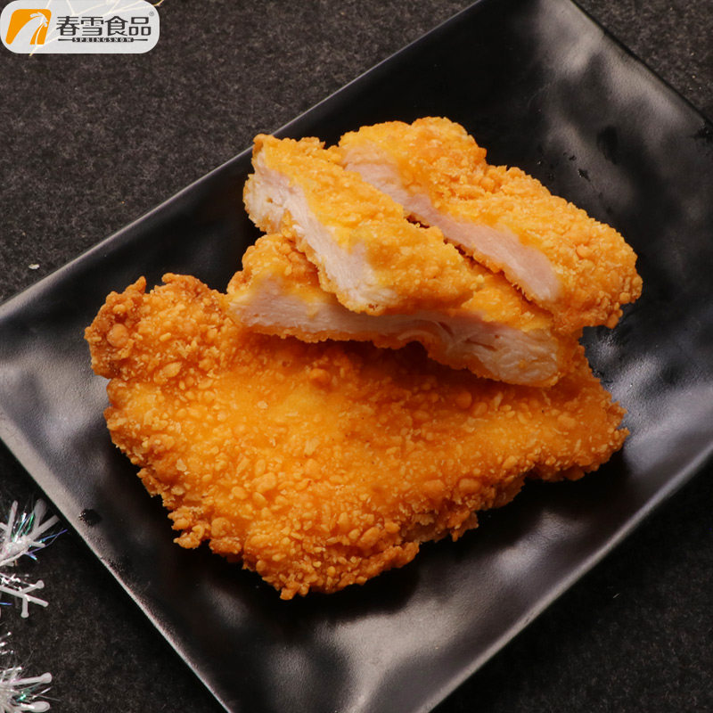 春雪咔滋脆鸡排油炸小吃半成品炸鸡汉堡裹粉鸡胸鸡排