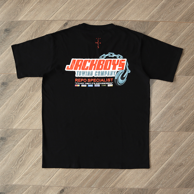 Travis Scott ts Cactus Jack Jackboys Rrpo Tee周边说唱短袖T恤