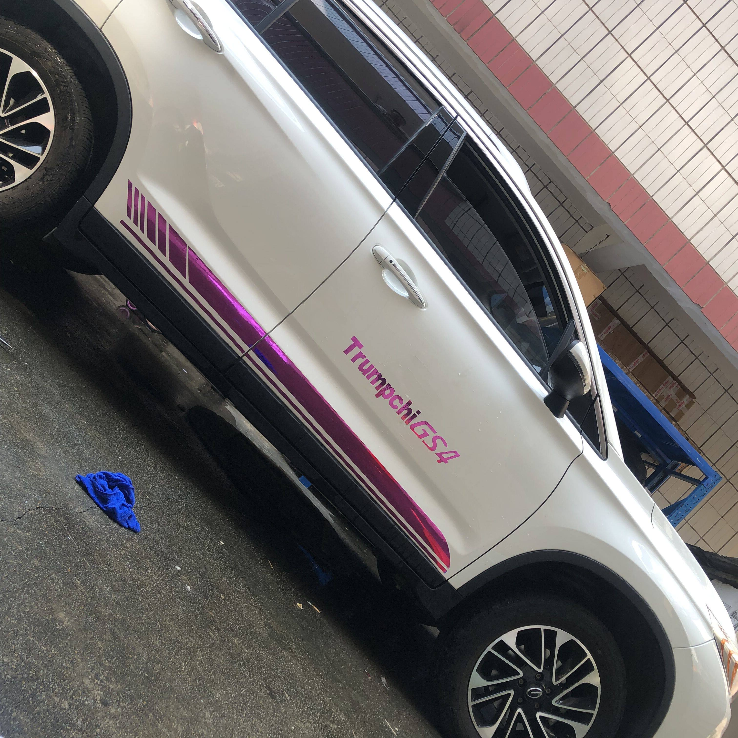 广汽传祺gs4个性车贴拉花新能源gs4改装专用汽车装饰贴
