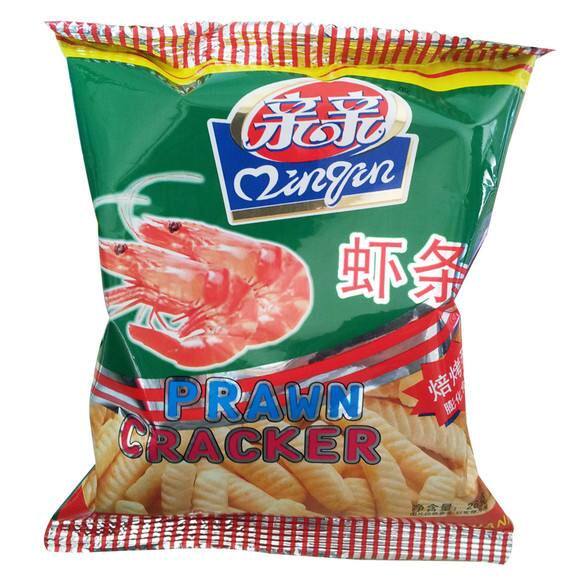 18g亲亲虾条原味膨化食品办公休闲儿童童年怀旧膨化食品