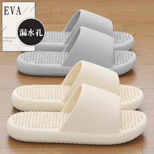 防滑浴室拖鞋女士洗澡漏水速干防滑家居室内卫生间镂空eva凉拖鞋