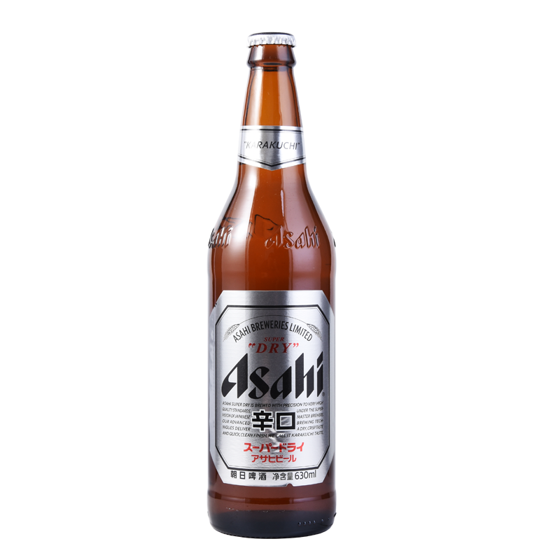 啤酒朝日asahi超爽630ml12瓶大瓶日式包邮啤酒