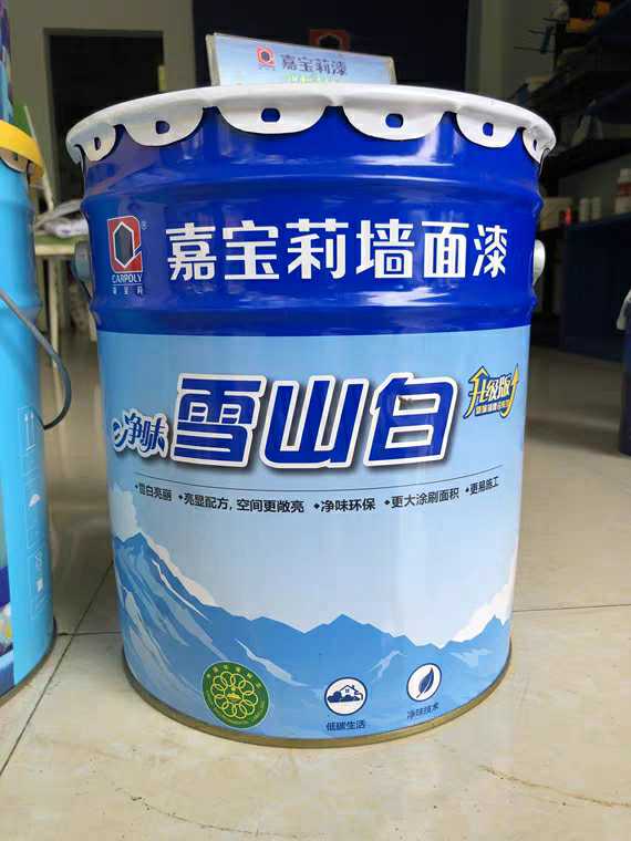 巴德士乳胶漆室内家用内墙漆白色面漆乳胶漆涂料可调色乳胶油漆