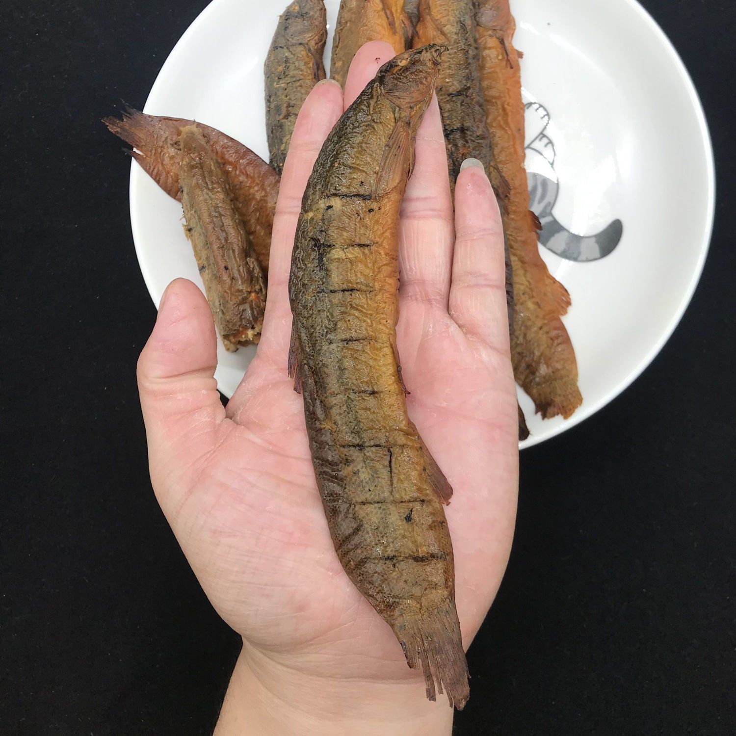 泥鳅河北保定白洋淀特产熏鱼熏海真空真空包包装鱼干