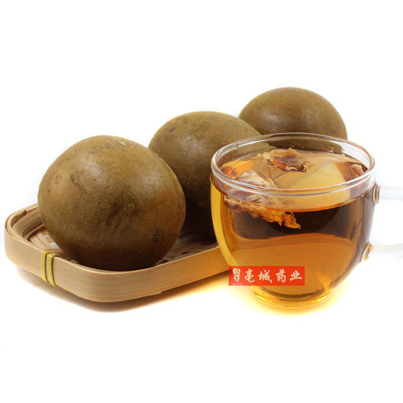 中药材桂林罗汉果罗汉果花茶罗汉果粉大果5个包邮甘草麦冬