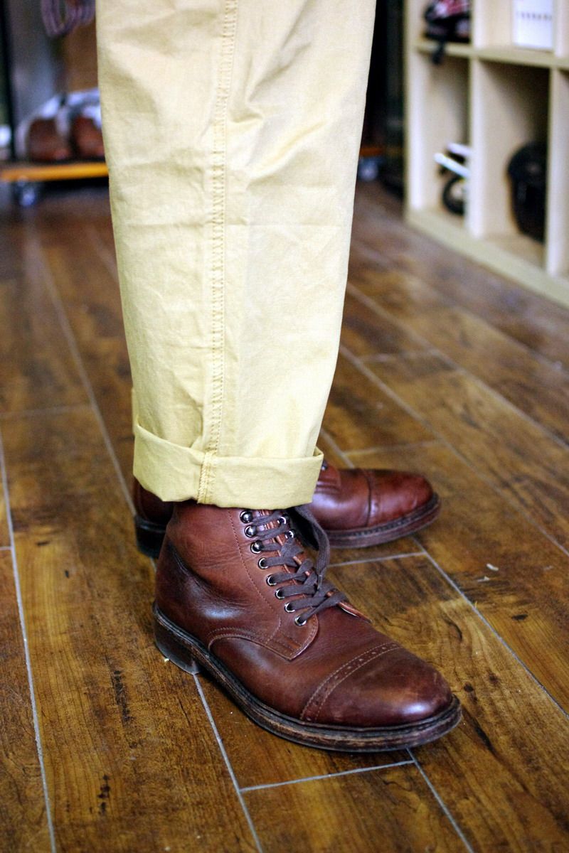 oldclass军官纯棉廓尔格裤gurkha pants阿美咔叽复古宽松直筒裤