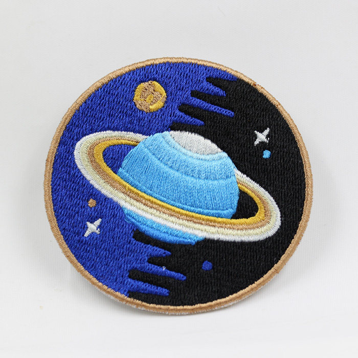 刺绣衣服韩版diy星球地球个性羽绒布贴