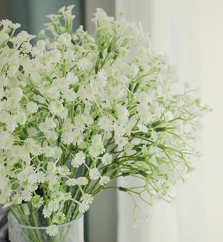 小清新满天星仿真花假婚纱摄影道具装饰品插花新娘手捧仿真花