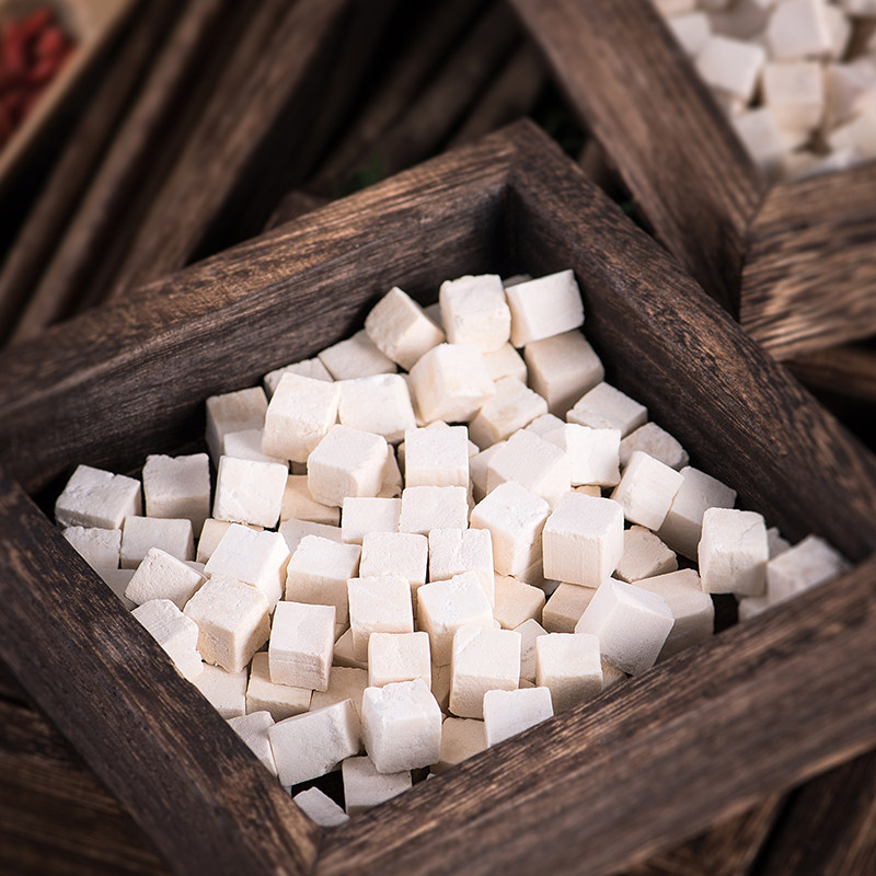 茯苓中药材康美250克块包店铺正品白茯苓滋补经典方