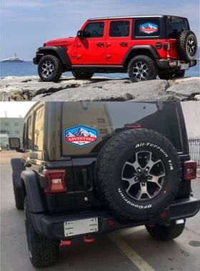 户外越野车反光贴露营探索旅行车贴