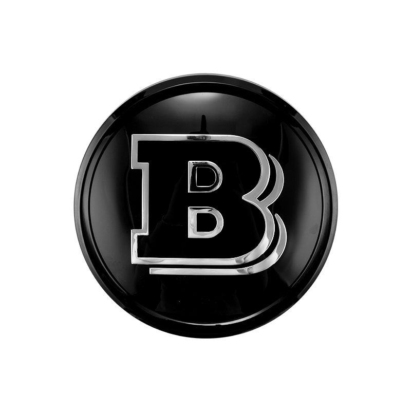 gle巴博斯中网标改装 奔驰标新e级c级glc260l镜面大标c200l e300l