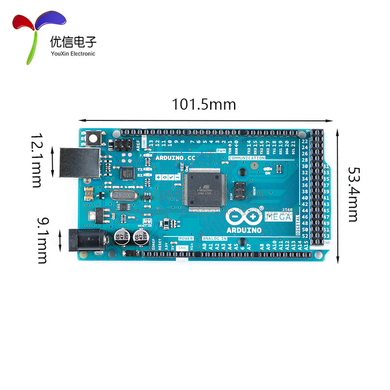 原装正版arduinomega2560avr8位单片机开发板scratch图形化编程