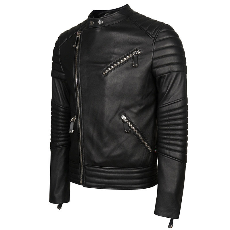 philippplein菲利普普兰pp男士皮衣夹克休闲外套皮衣