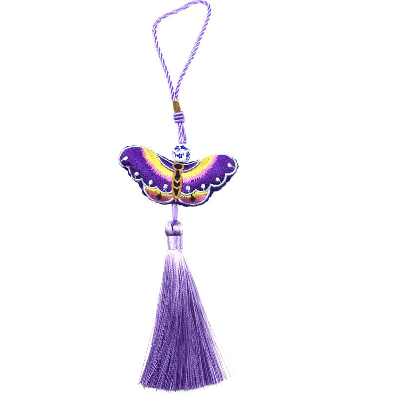 端午蝴蝶香包挂件古风挂饰旗袍汉服配件中国结中国结