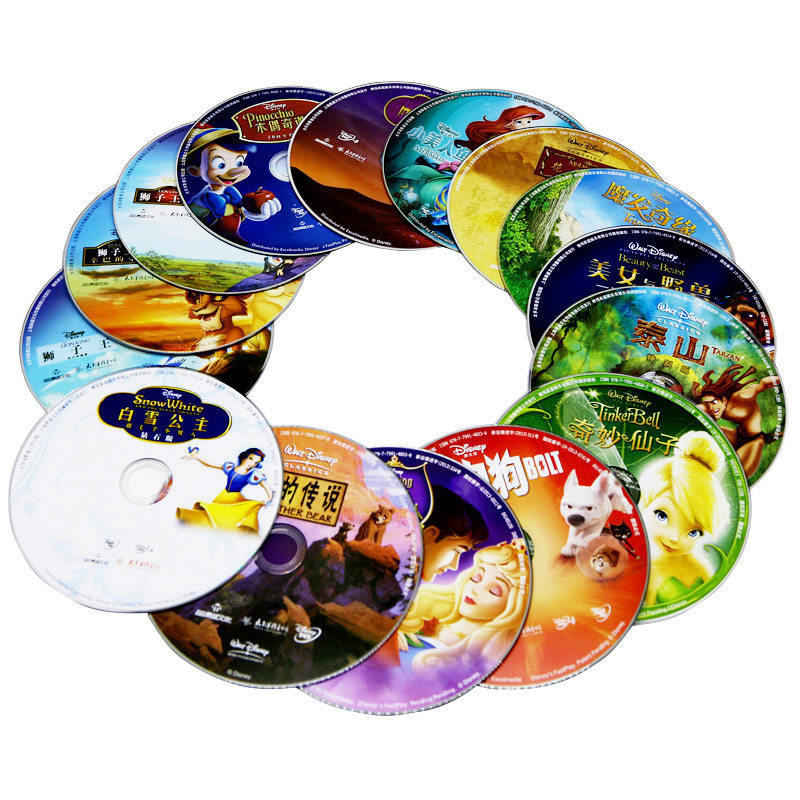 迪士尼动画片dvd光盘冰雪奇缘狮子王dvd碟片儿童片迪斯尼英语电影