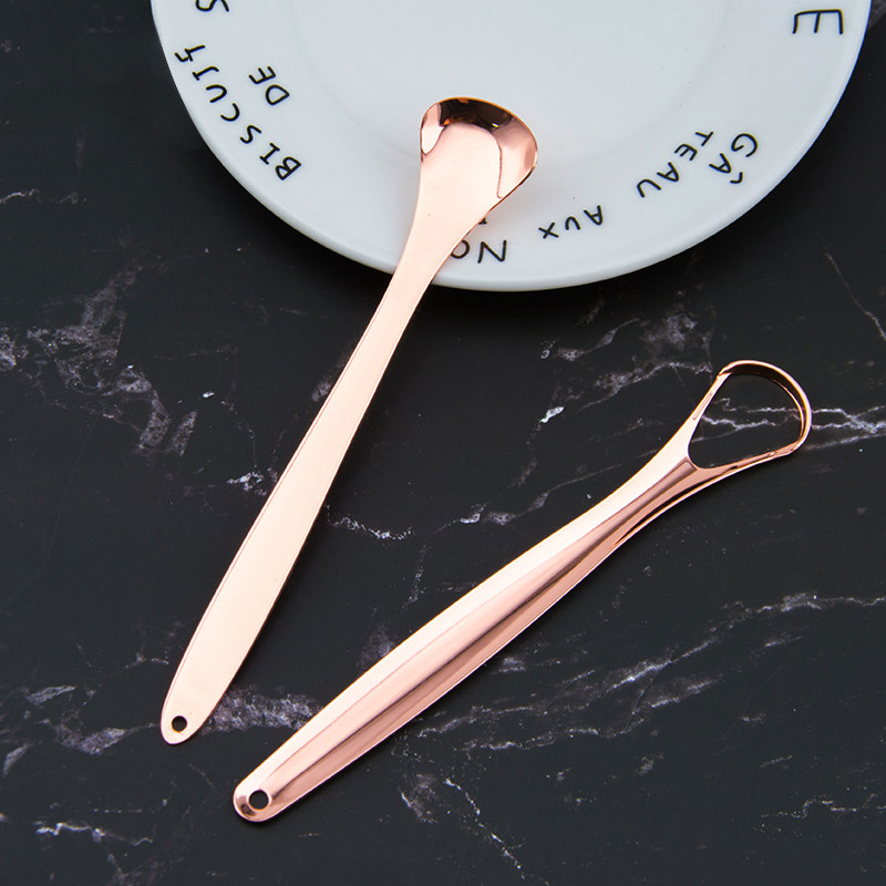 舌苔刮舌器刮舌头刷去口臭口气医用不锈钢牙刷