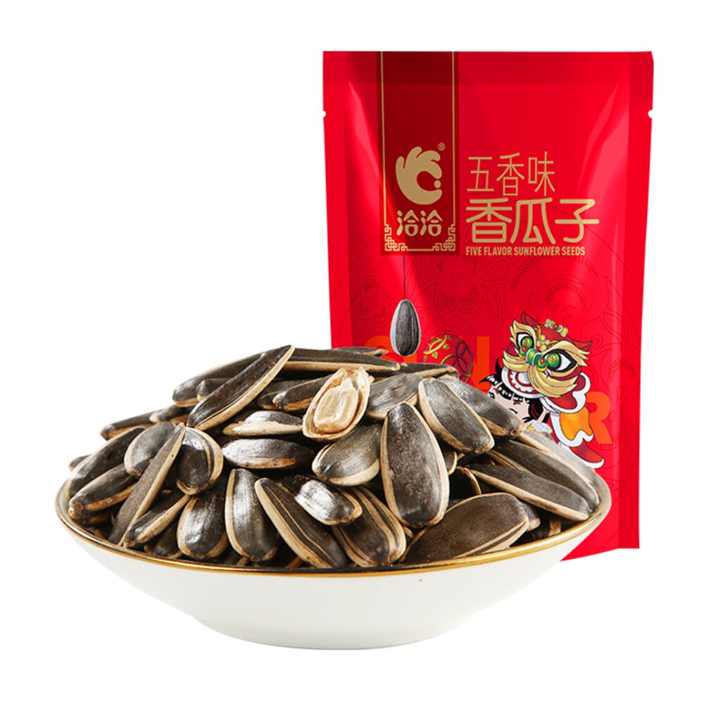 瓜子洽洽五香香味香瓜500g袋装恰恰葵花籽坚果瓜子