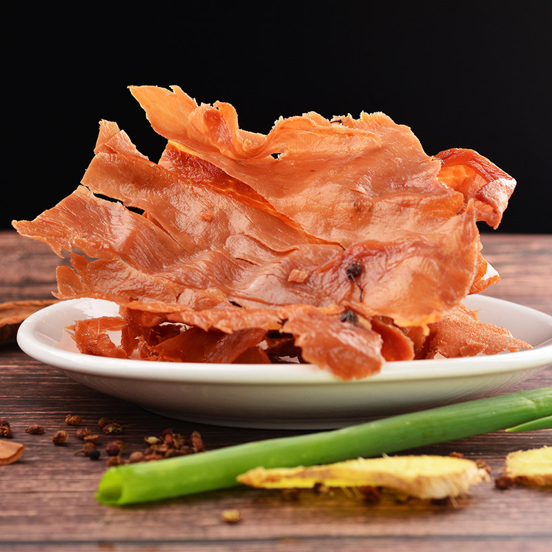 风干猪肉山东淄博博山特产即食干肉香肠肉干猪肉类