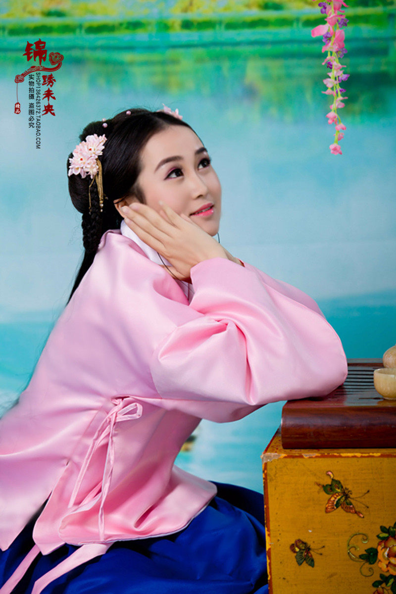 女士袄裙明制古装汉服小姐明妃李清照影楼摄影民族服装