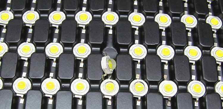 100颗元暖微晶白白中白白光普瑞片进口灯珠ledled灯珠