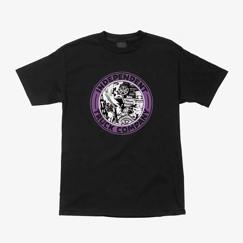 市井independent美潮潮牌嘻哈街舞滑板男女混沌世界t恤