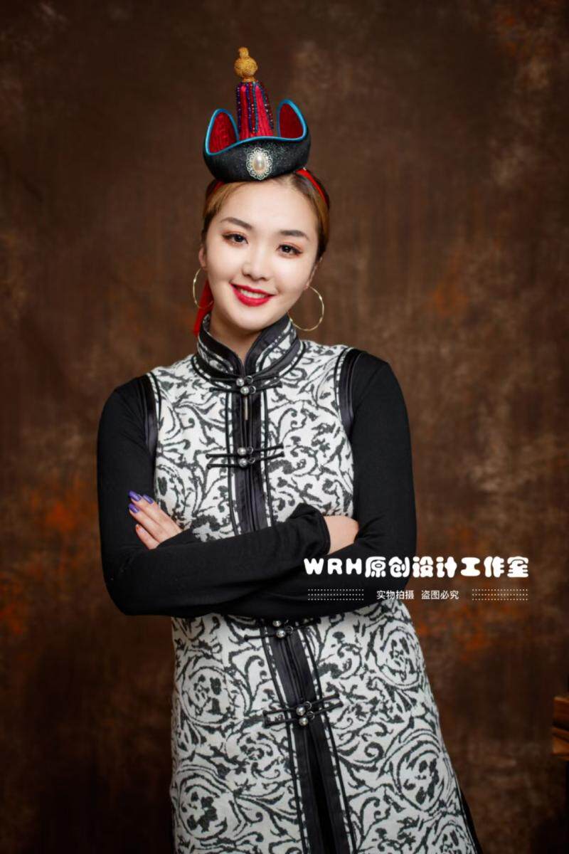 蒙古suunai商城wrh女装马甲呢子背心马夹