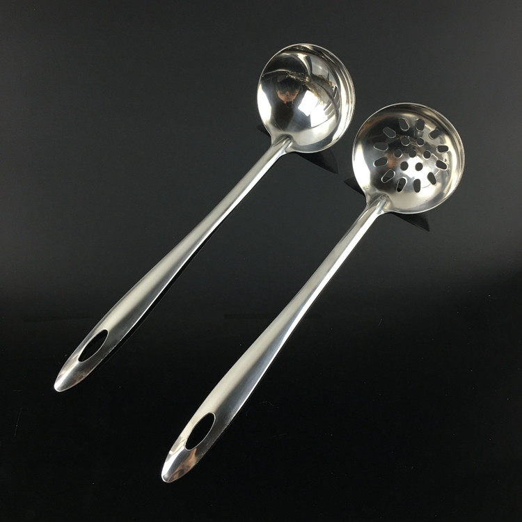 漏勺不锈钢火锅珍珠汤壳带孔漏勺厨房勺子奶茶茶店漏勺