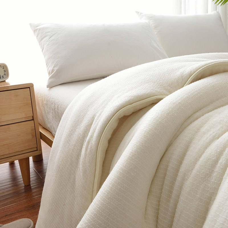 棉花新疆花被空调夏凉单人双人全棉被子纯棉棉花被