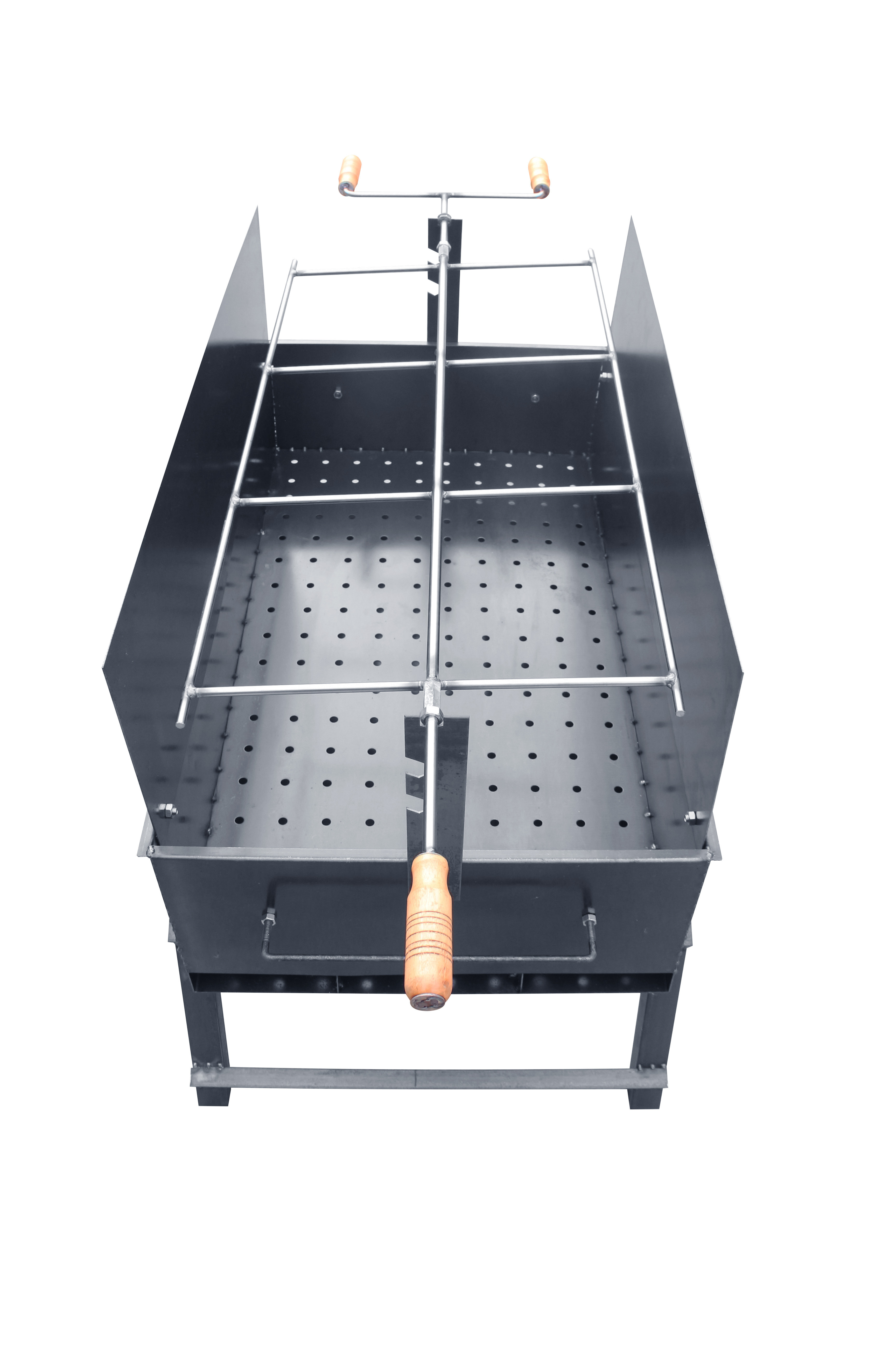 烤架全羊烧烤订做旋转不锈钢大号支架乳猪烤片烧烤炉