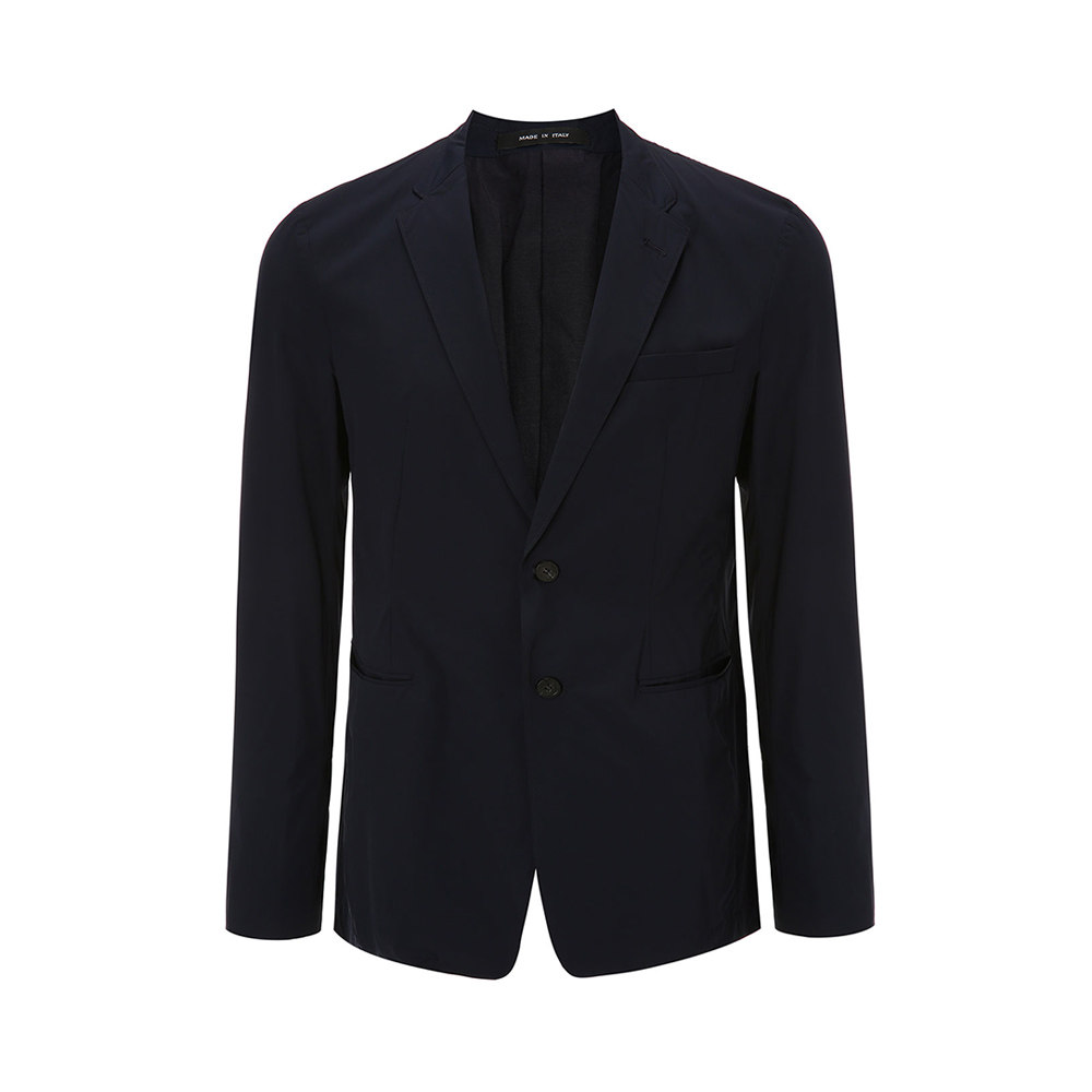 emporioarmani阿玛尼深蓝色两粒男士西装夹克西服