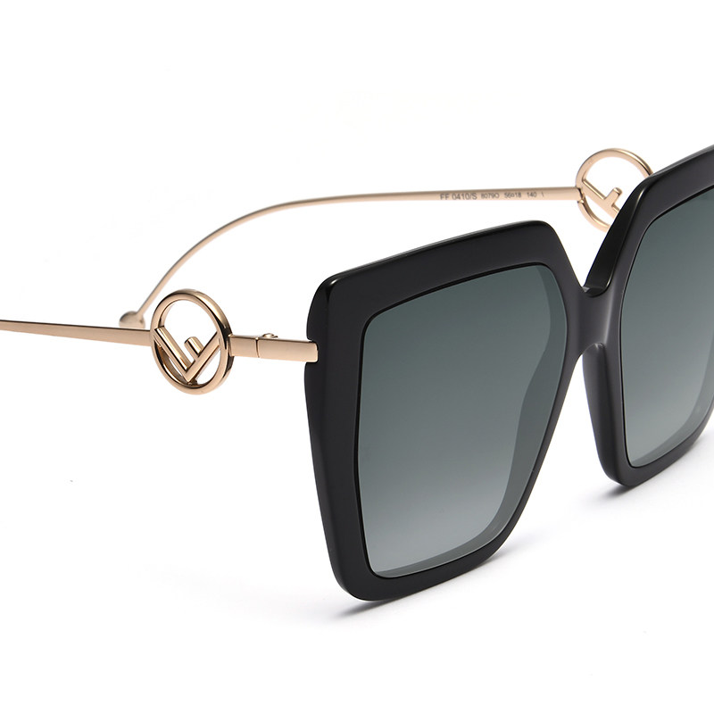 fendi芬迪太阳眼镜女大猫眼墨镜ff0410s太阳镜