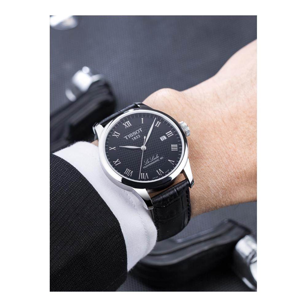 全球联保tissot天梭力洛克机械表男表ly-t006.407.16.053.00