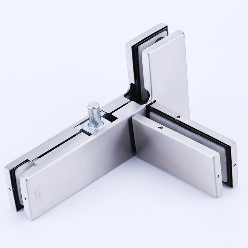 不锈钢玻璃门夹无框玻璃门曲夹异型夹七字夹地弹簧玻璃门配套五金