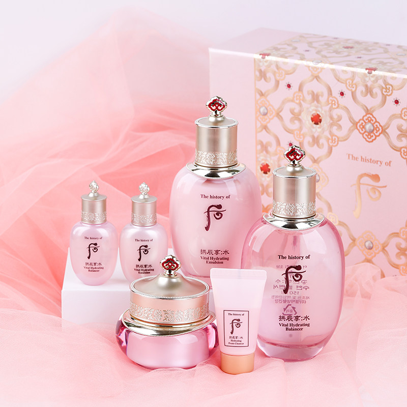 韩国whoo后天气丹套装津率享拱辰享水妍秘贴套盒补水护肤品保湿女