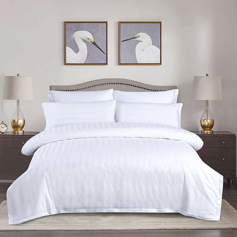 被套宾馆酒店床上用品全棉纯白加密医院旅馆白色被套