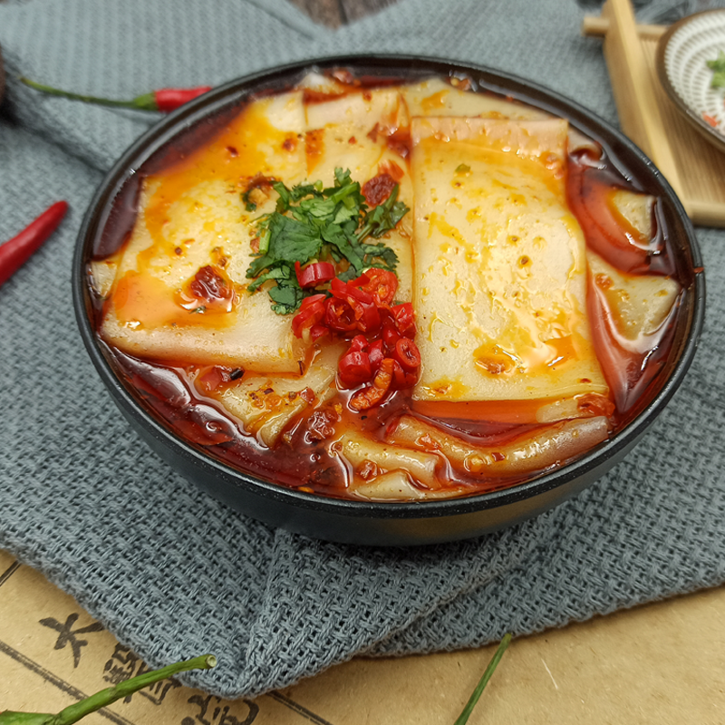 湿土豆粉鲜宽粉条火锅粉甘肃特产定西宽粉正宗土豆粉条3袋装