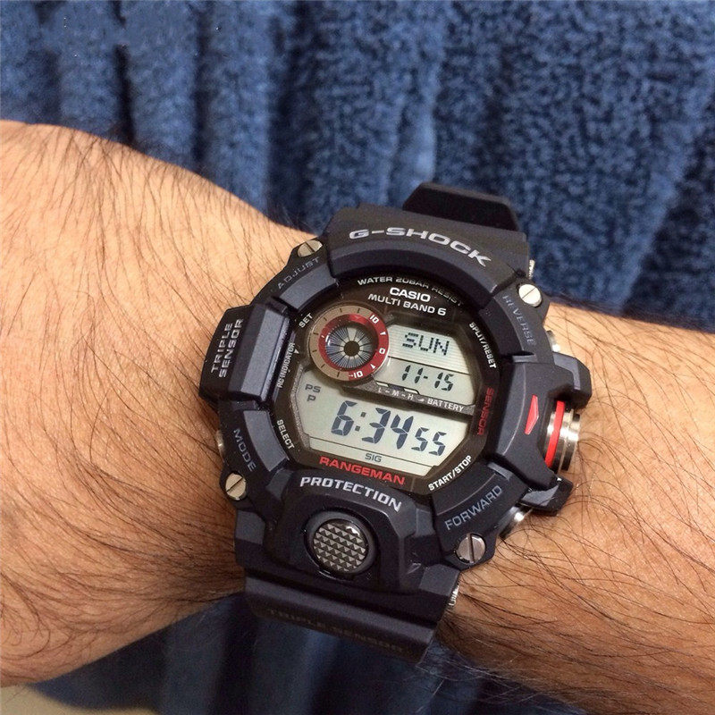 美国代购casio卡西欧gshock猫人9400电波太阳能户外防水男士手表