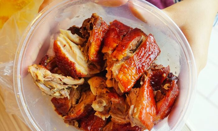 烤鸭北京网红枇杷燕丰商场现烤现卖切块鲜嫩传统中式糕点