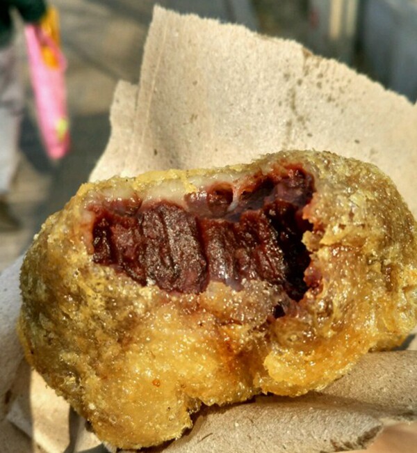 老北京虎坊桥京天红酒家京天红炸糕软糯炸糕红豆沙馅闪送顺丰全国