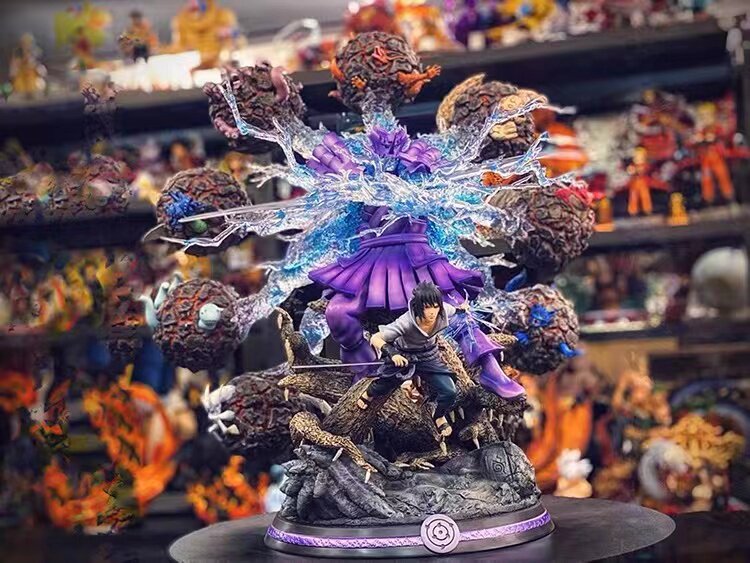 多多火影忍者cw佐助宇智波尾gk模玩限量雕像手办