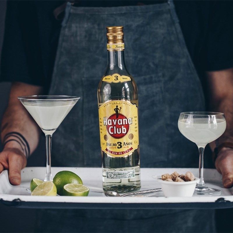 洋酒古巴原装havanaclub3yearsoldgoldrum哈瓦那年金朗姆酒